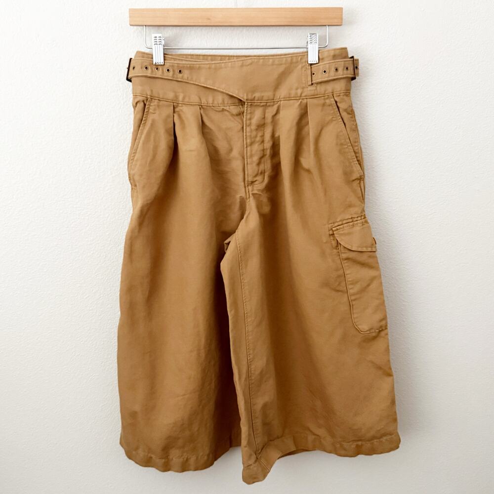 BANANA REPUBLIC | Explorer Culottes Pants Shorts Wide Leg Caramel Apple Tan | 6 - Picture 2 of 8